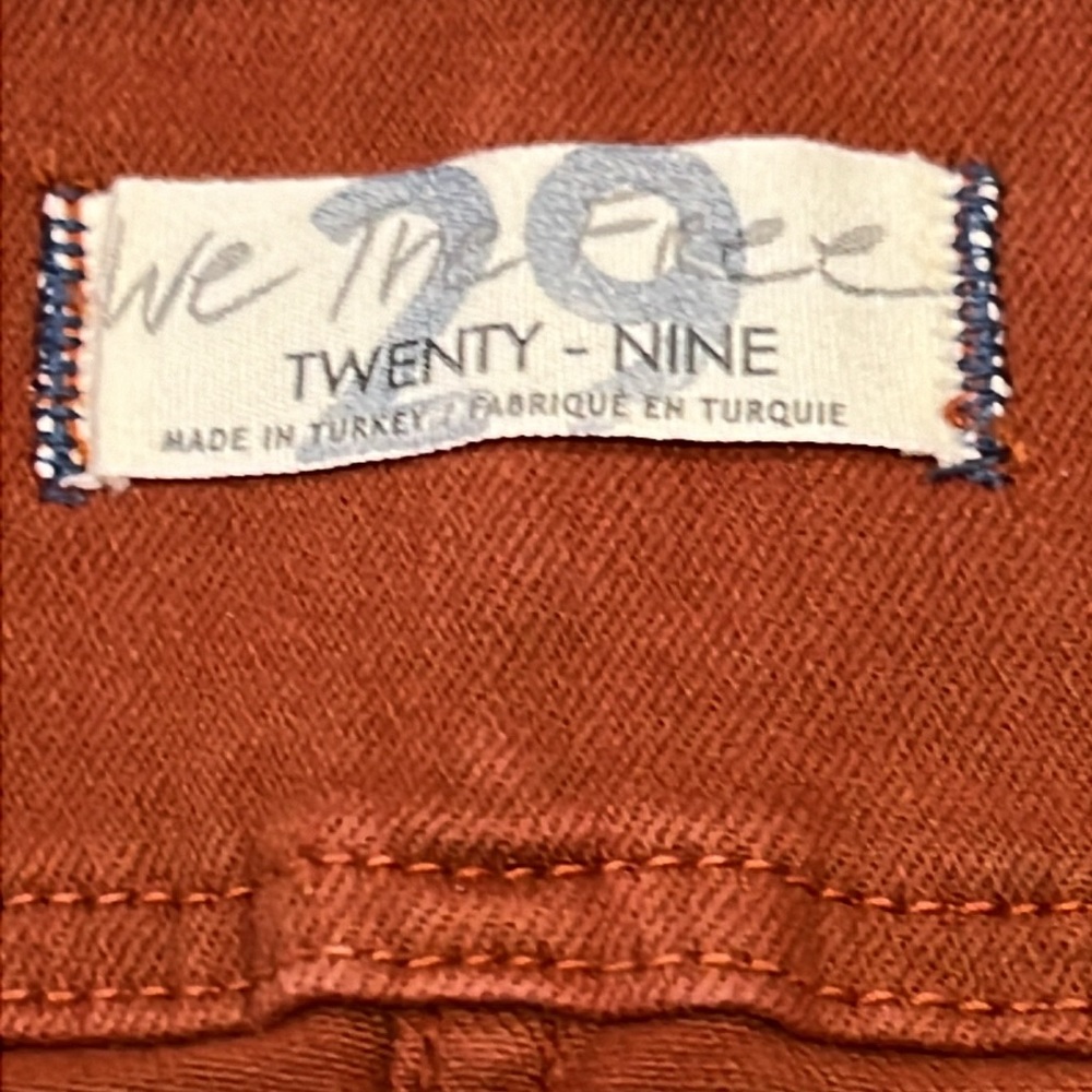 NWT Free People Virgo Jean Mini Skirt Primrose Waist 29 Zipper Front Boho - Picture 8 of 16